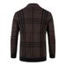 Loom Loom Cross-Border Autumn Winter Foreign Trade Men's Plaid Cardigan European American Style Fashion Knitted Woolen Sweater_viptrois.com