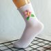 Socks New Wool Flower Women's Socks Autumn And Winter Casual Cotton Socks Warm Mid Tube Socks Women's Wood Ear Socks Trend_viptrois.com
