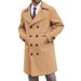 Double-Breasted Wool-Blend Trench Coat – Slim Fit Overcoat For Men (Black/Charcoal/Camel, M-XXXXL)_viptrois.com