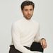 Loom Autumn Winter New Half Turtleneck Sheep Knitwear Long Sleeve Men's Sweater Cross-Border European American Style Casual_viptrois.com