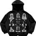 Men's Clothing Trendy Y2K Streetwear Hooded Zip-Up Jacket For Women - Oversized Pullover With Pockets, Casual Loungewear, Unisex Urban Fashion_viptrois.com