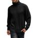New Cross-Border Turtleneck Sweater Autumn Solid Color Long Sleeve Pullover Knitwear Top European And American_viptrois.com