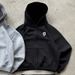 Men's Clothing New Simple Embroidered Sweatshirt Fashion Retro Casual Zipper Cardigan Sweatshirt Jacket_viptrois.com