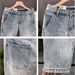Men's Slim Fit Light Blue Jeans - Trendy Stretch Ankle-Length Casual Pants (Blue/Black, 28-36) Distressed Wash Effect_viptrois.com