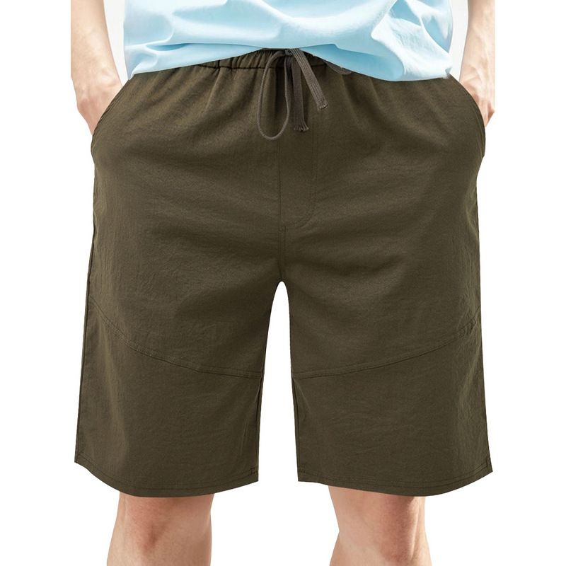 Men's Lightweight Breathable 5-Inch Casual Shorts - Quick-Dry Comfort For Summer & Beach Activities_viptrois.com