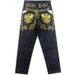 Man's clothing Primary straight pants embroidered floral HIPHOP hip Hop hip hop skate hipster men loose denim pants plus size_viptrois.com