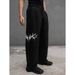 Men's Clothing Lightning Print Casual Trousers For Men, Trendy Straight Leg Sporty Versatile Long Trousers, Hot Selling Foreign Trade, Ready To Ship._viptrois.com