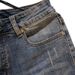 Men's Clothing Retro Ripped Denim Shorts Loose Straight ShortsThin Mid Length Pants_viptrois.com