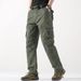 Man's clothing Casual pants men's loose straight leg overalls Wear resistant high-waisted men's pants plus size men's pants_viptrois.com