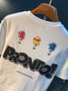 Short T-shirt Summer New Trendy Brand Casual American Trend Men's Round Neck Loose Half Sleeved Printed Thin Top_viptrois.com