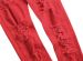 Men's Men Slim Mens Trousers Zipper Red Hole Pencil Pants Denim Jeans For Man Straight Full Length T221102_viptrois.com