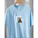 Summer Casual Cotton T-Shirt Round Neck Short Sleeve For Men And Women Loose Fit Sports Inner Top Trendy American Style_viptrois.com