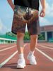 Unbeatable Quality Summer Creative Illustration Printed Fashion Men's Fitness Running Sports Basketball Shorts_viptrois.com