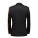 Men's Clothing Spliced Gold Leaf Sequin Blazer Host Emcee Stage Singer Party Dress Annual Meeting Clothing_viptrois.com