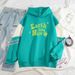2024 Spring And Autumn New Color Block High-End Earth Ling Hgg Cool Internet Celebrity Long Sleeve Sweatshirt_viptrois.com