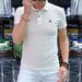 Men's Pique Polo Shirt With Embroidered Logo | Classic Cotton Comfort | Versatile Casual & Smart Casual Top_viptrois.com