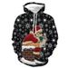 Pure Pure Cross-Border Foreign Trade Hot-Selling Autumn And Winter Men's New Digital Print Christmas Series Hooded Sweatshirt_viptrois.com