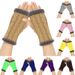 Unisex Extra thick wool gloves Wool fingerless diamond knit warm gloves and fleece gloves_viptrois.com