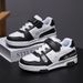 Kid's Clothing Boys' Shoes 2024 Autumn New School Students' Shoes Comfortable Soft-soled Sports Shoes For Children's Leather Anti-skateboard Shoes_viptrois.com