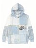 Digital Print, Casual Long-sleeved Hoodie Imitation Denim Men's Sweater_viptrois.com