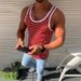 2025 Men's Underwear Running Tank Top Fitness Striped Casual Vest_viptrois.com