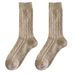 Thickened Dot Yarn Wool Twist Socks Cozy Cable-Knit Wool Blend Socks - Soft, Warm & Stylish Unisex Mid-Crew Socks For Winter & Everyday Wear_viptrois.com