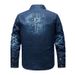 Vintage Denim Shirt – Casual Long Sleeve Oversized Shirt, Retro Loose Fit, Breathable Cotton, Youthful & Stylish (Light Blue, Dark Blue, Black)_viptrois.com