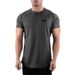 Muscle Fitness Short-sleeved Foreign Trade Cross-border Bodybuilding Slim-fit T-shirt, Shoulder-plugged Elastic Top, Running Casual Training Clothes_viptrois.com
