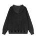 American Style Deconstructed Patchwork Cardigan Sweatshirt Unisex Autumn Trendy Loose BF Couple Versatile Hoodie Jacket_viptrois.com
