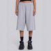 Unisex Clothing Breathable Casual Jaded Retro Street Fashion Brand Raw Edge Gray Loose Straight Casual Pants Cropped Pants Unisex_viptrois.com