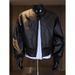 Men’s Vintage Cracked PU Leather Jacket – Retro Biker Style With Ribbed Hem Windproof & Abrasion-Resistant, Short-Length Design_viptrois.com