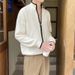 Men's Clothing light mature style knitted sweater tops men's jacket autumn and winter new style solid color versatile zipper design cardigan sweater_viptrois.com