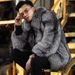 Men's Clothing Men's Faux Fur Coat New Fox Fur Short Autumn And Winter Warm Silver Fox Coat Men's Leather Casual Jacket_viptrois.com