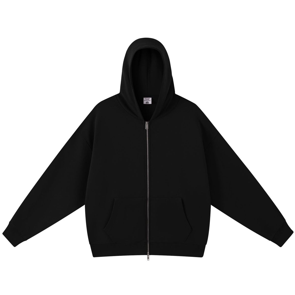 Men's Clothing Men's Heavyweight 420GSM Vintage Hooded Zip-Up Sweatshirt – Retro Streetwear Pullover With Double Zipper, Relaxed Fit, Cotton Blend_viptrois.com