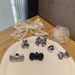 Balletcore Shoe Accessories - Silver Lace Bow Decor With Elegant Shoe Clips (Dongdaemun Style, Adjustable Straps, Fashionable Shoe Charms)_viptrois.com