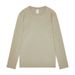 230g Autumn Winter New Heavyweight Solid Color Pure Long Sleeve Men's Plus Size Couple's Round Neck Cotton Base Layer_viptrois.com