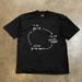 Unisex Heavyweight Cotton T-Shirt 250gsm - Vintage Abstract Timeline Print Oversized Tee For Men And Women, Casual Loose Fit Short Sleeve Top_viptrois.com