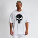 European And American Muscle Fitness Short Sleeves Loose Shoulder Oversized Five-quarter Sleeves Casual Fitness Clothes Quick-drying Breathable_viptrois.com