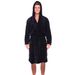 Men's Clothing Large Size Thickened Hooded Patch Pocket Short Winter Long Sleeve Nightgown_viptrois.com