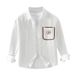 Cotton Shirt Men's Spring And Autumn Style Color Blocked Patch Bag Workwear, Cool And Fashionable Youth Long Sleeved Jacket_viptrois.com