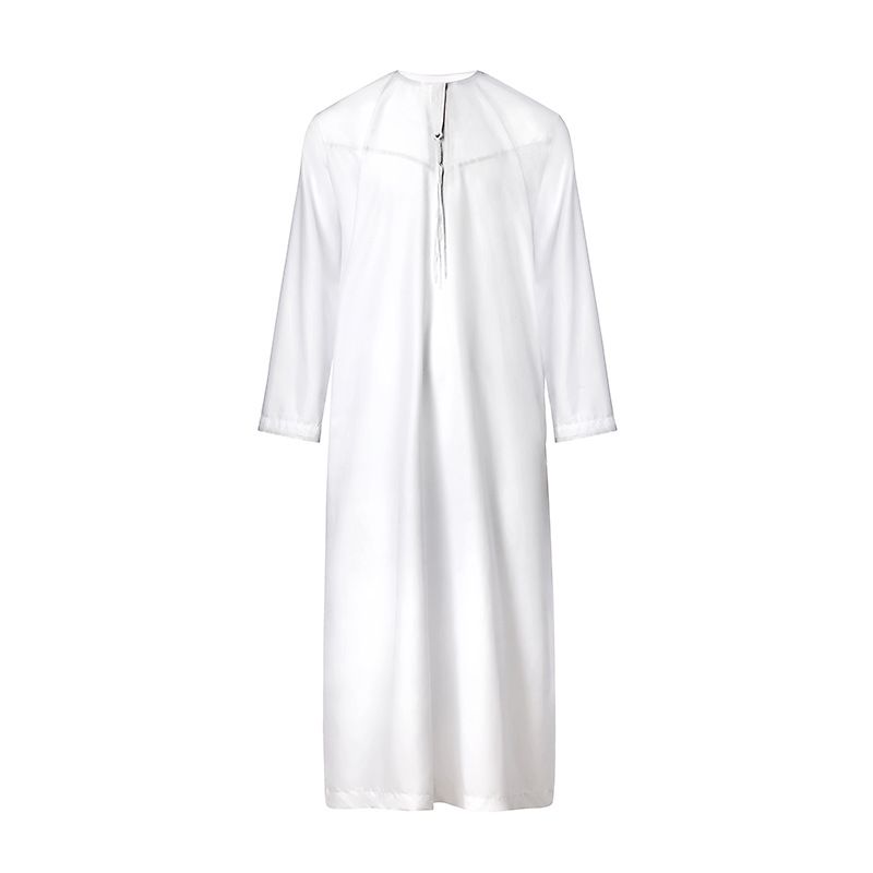 Men's Clothing Men's Applique Stand Collar Robe_viptrois.com