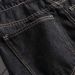 Sokotoo Men's slim patch pocket denim bib overalls Casual black suspenders jumpsuits Jeans T221102_viptrois.com