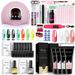 Nail Extension Gel Kit With UV Nail Polish For Professional Manicure_viptrois.com