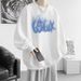 Pure Pure Round Neck Sweatshirt For Men, Autumn And Winter Fleece, American Style Oversize, Trendy Brand, Loose Fit, Hoodless,_viptrois.com