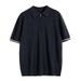 Men's Clothing Lapel Short Sleeved Polo Shirt Trendy Summer T Shirt Slim Trend All Match T Shirt Top_viptrois.com