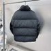 Men's Clothing Men's winter new style steel printed flat coat thick down jacket white duck down stand collar down jacket trend_viptrois.com