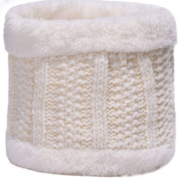 hot selling knitted hat wool hat autumn and winter plus velvet thickened scarf hat set special pullover hat_viptrois.com