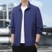 Men's Summer UV Protection Jacket – Lightweight & Breathable Sun Shirt With UPF 50+ For Outdoor Activities (Gray, Dark Gray, Blue, Navy)_viptrois.com