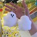 Halloween Ghost Keychain Plush Toy - Cute Backpack Accessory For Couples, Friends & Halloween Decor (10cm Height, PP Cotton Filling, Soft Short Plush)_viptrois.com