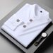 Men's Clothing Stand Up Collar Embroidery Large Size Men's Long Sleeved Shirt Spring And Autumn New Fat Guy Fat Brother Loose Casual Shirt Trend_viptrois.com